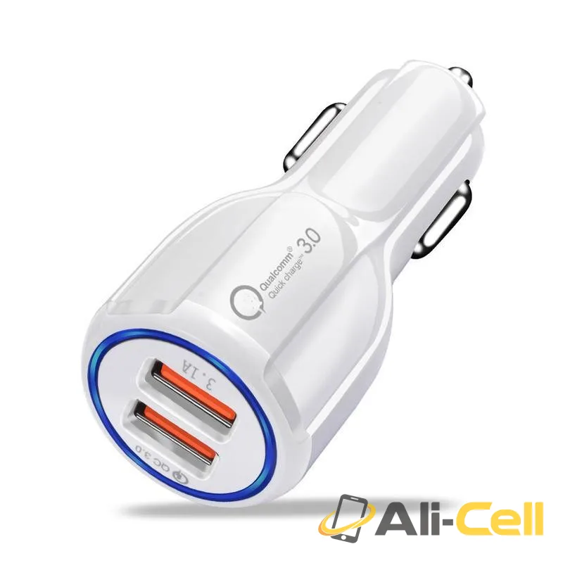 Dual-Port USB Fast Mobile Phone Car Charger — 2