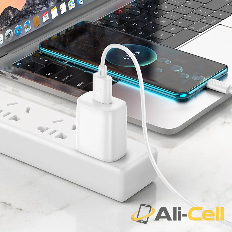 Wall charger “C134 Solid” US cable set (C134 Set Usb Musb Black, Set With Micro Usb Cable) — 8