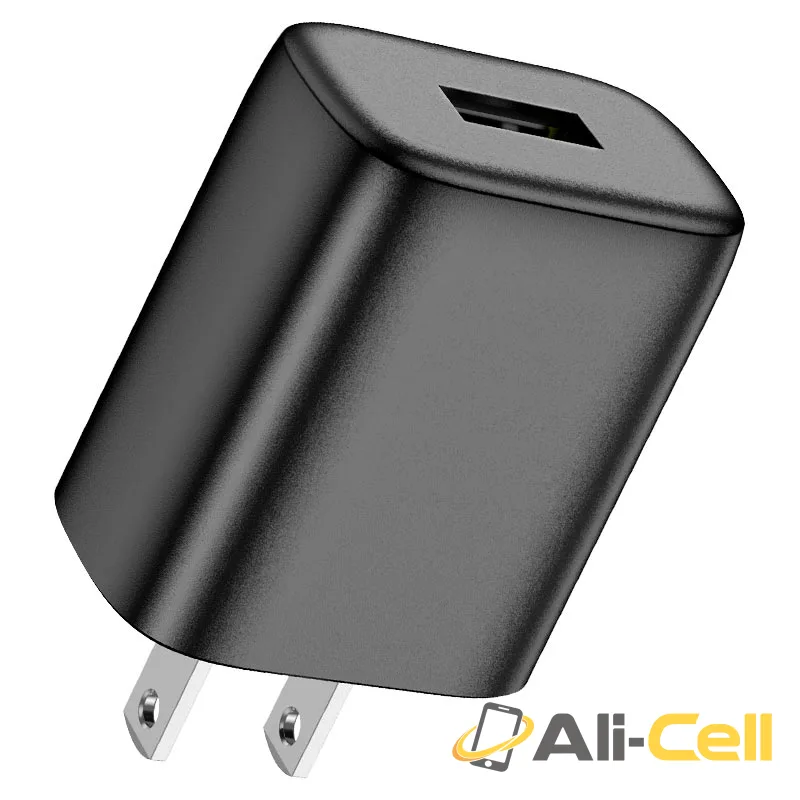 Wall charger “C134 Solid” US cable set (C134 White, Single) — 2