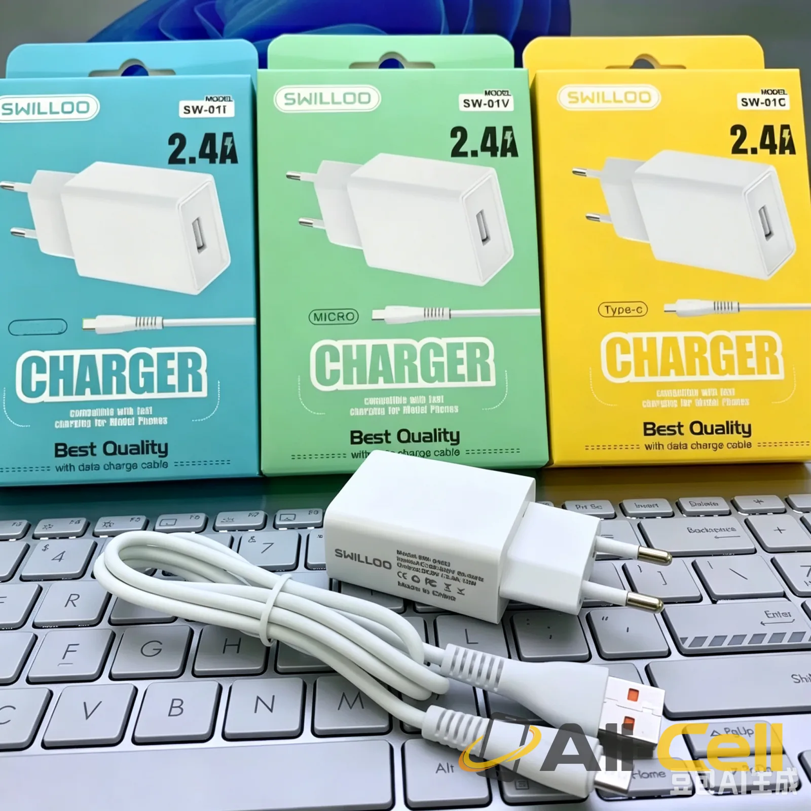 EU Plug Fast Charging USB Charger 2.4A 10W NO CABLE — 9