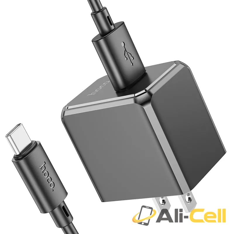 Wall charger “CS11 Ocean” US cable set (Cs11 Set Usb Ltn Black, Set With Lightning Cable) — 3