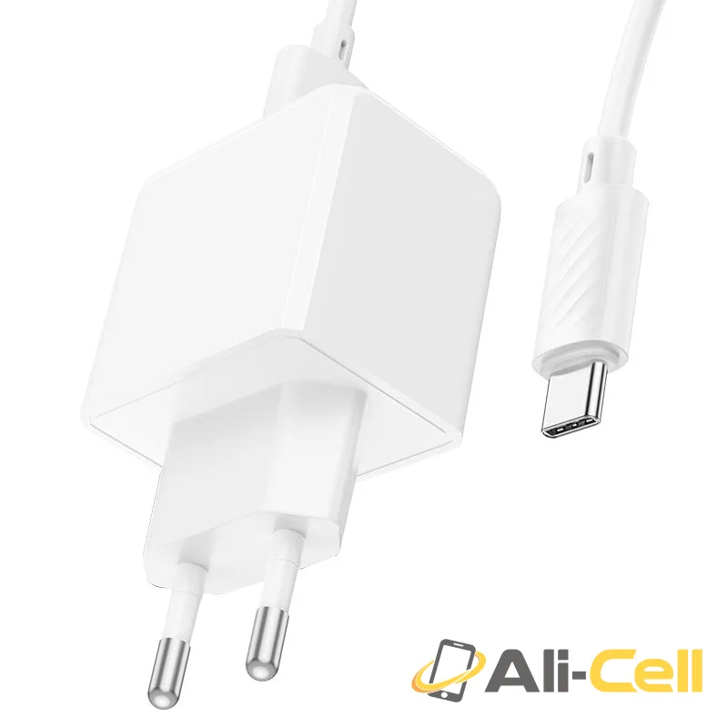 Wall charger “CS11A Ocean” EU cable set (Cs11a Set Usb Musb White, Set With Micro Usb Cable) — 5