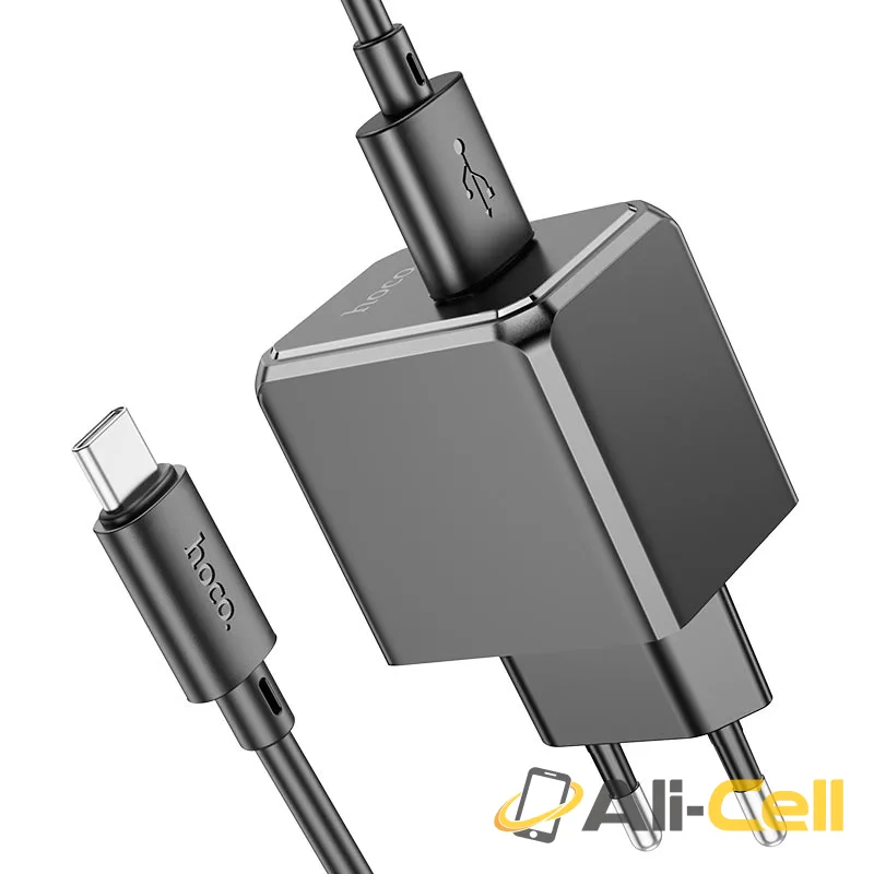 Wall charger “CS11A Ocean” EU cable set (Cs11a Black, Single) — 3
