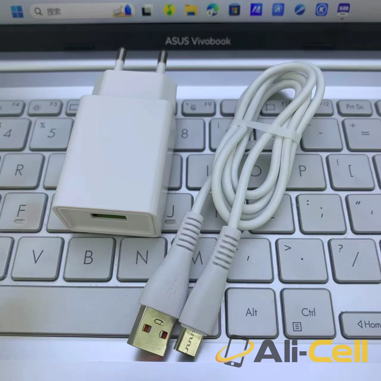 EU Plug Fast Charging USB Charger 2.4A 10W + Type C Cable — 5