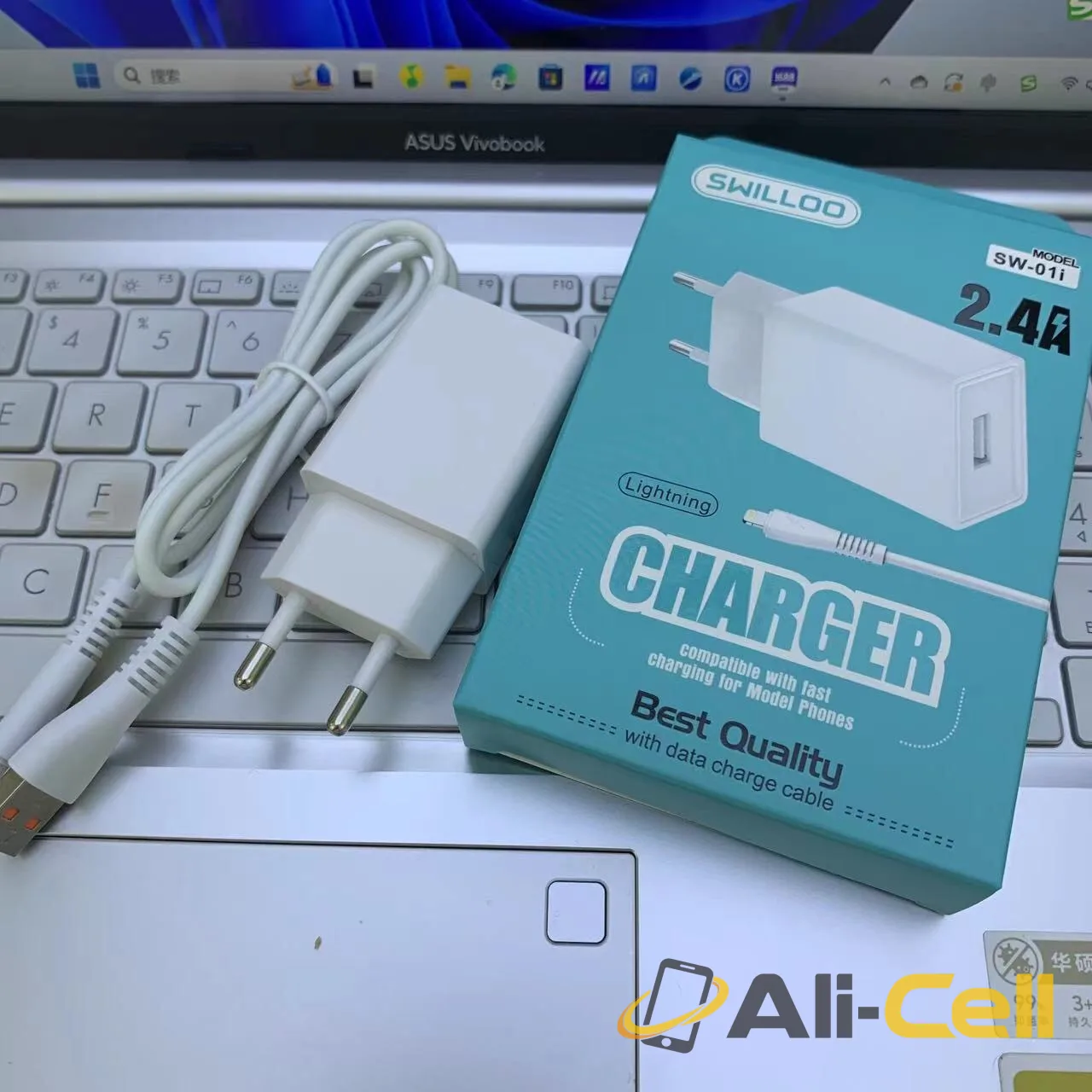 EU Plug Fast Charging USB Charger 2.4A 10W + Type C Cable — 7