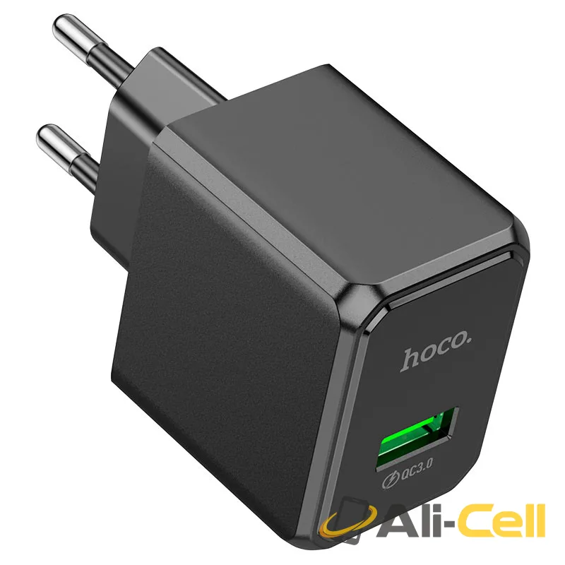 Wall charger “CS12A Ocean” QC3.0 EU cable set (Cs12a White, Single) — 5