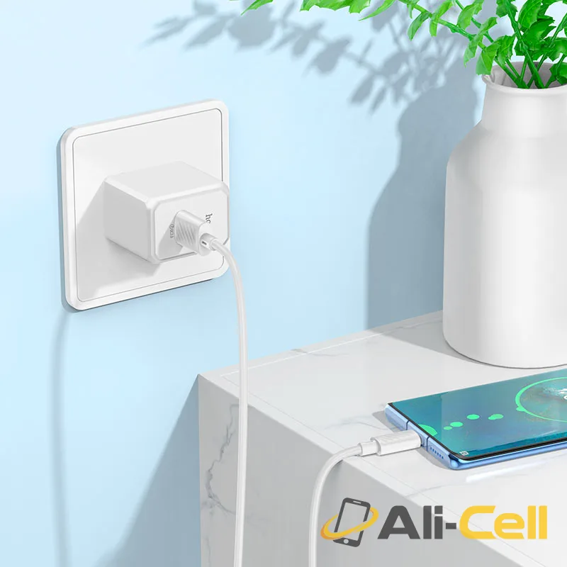 Wall charger “CS12 Ocean” QC3.0 US cable set (Cs12 Set Usb Tc White, Set With Type C Cable) — 7