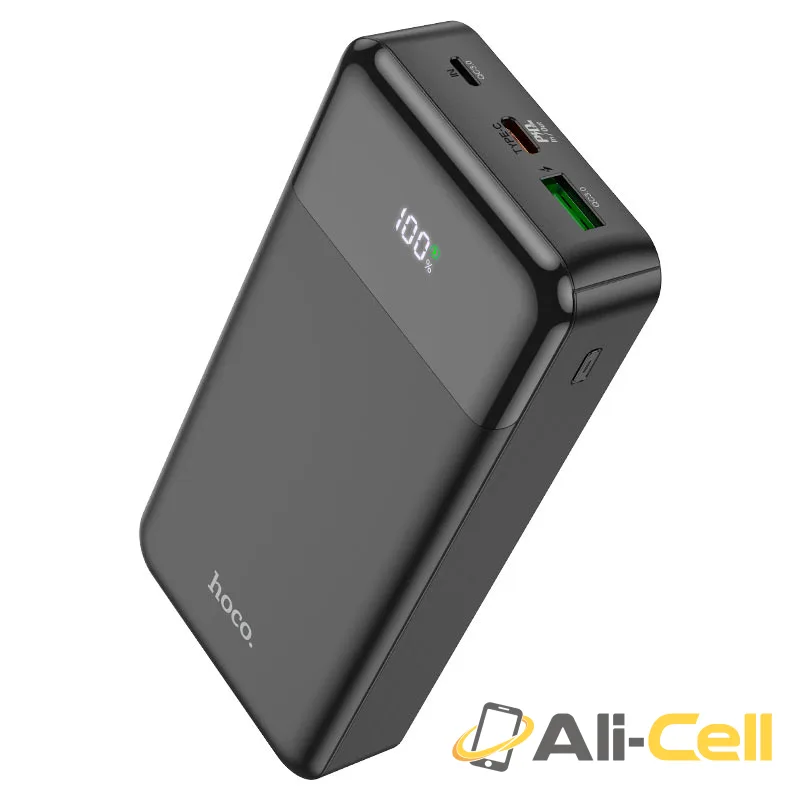 Power bank “J102A Cool figure” PD20W + QC3.0 20000mAh (J102a Black) — 2
