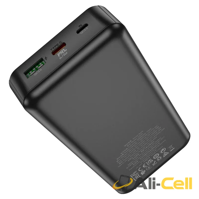 Power bank “J102A Cool figure” PD20W + QC3.0 20000mAh (J102a Black) — 3