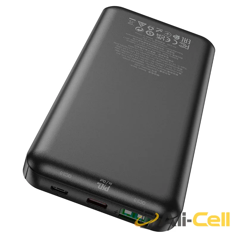 Power bank “J102 Cool figure” PD20W + QC3.0 10000mAh (J102 Black) — 3