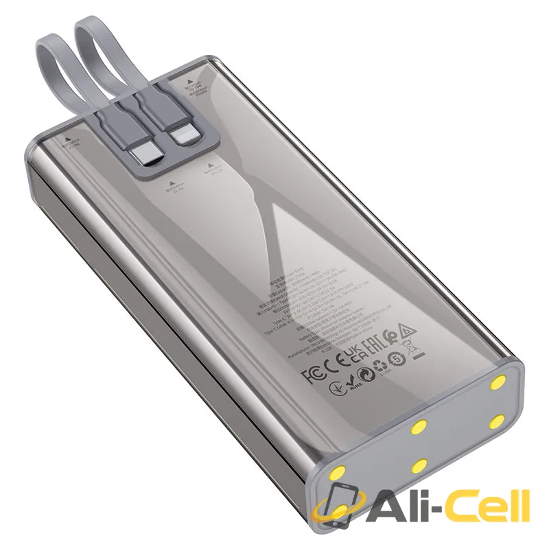 Power bank “J104A Discovery edition” 22.5W 20000mAh (J104a Grey) — 6