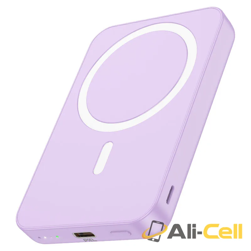 Power bank “J109 Easy” PD20W wireless charging 5000mAh (J109 Purple) — 2