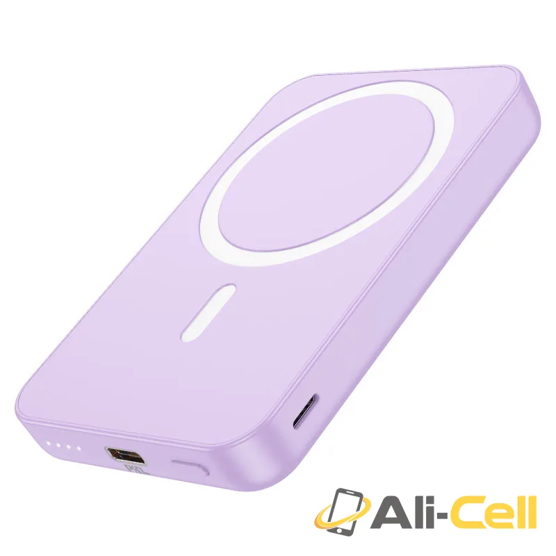 Power bank “J109 Easy” PD20W wireless charging 5000mAh (J109 Purple) — 4