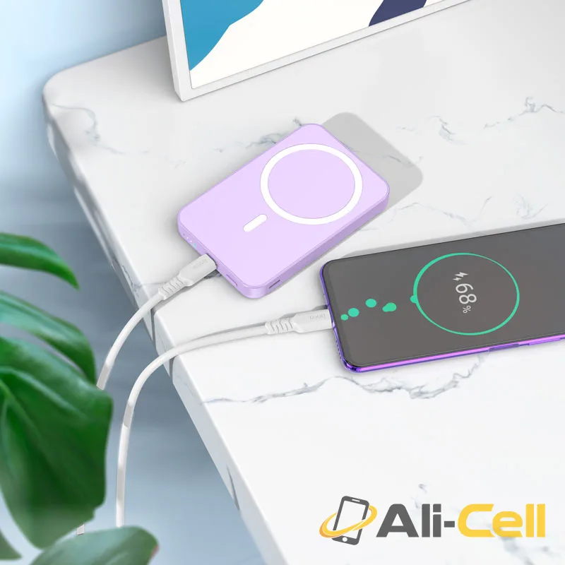 Power bank “J109 Easy” PD20W wireless charging 5000mAh (J109 Purple) — 8