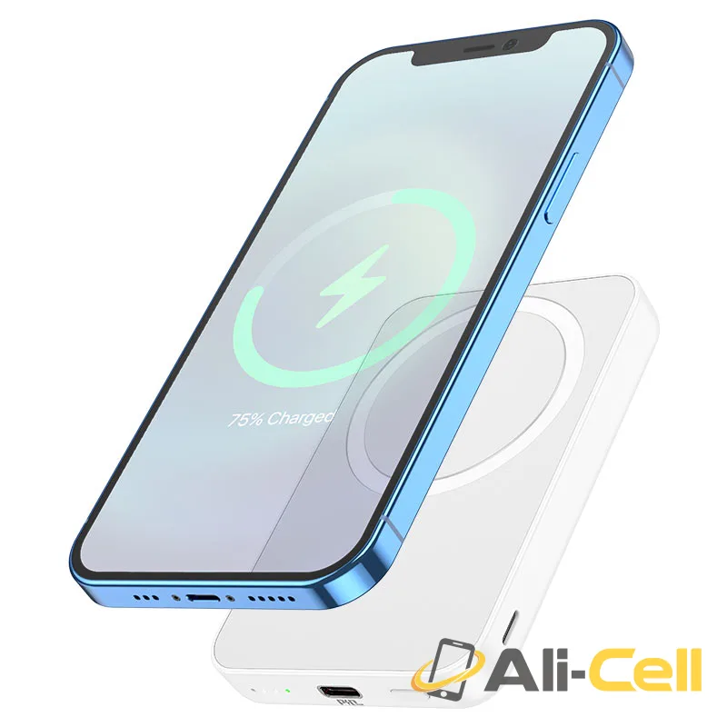 Power bank “J109 Easy” PD20W wireless charging 5000mAh (J109 White) — 3