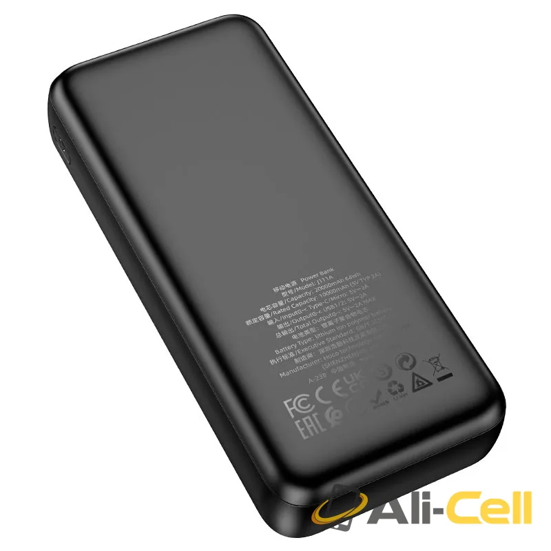 Power bank “J111A Smart charge” 20000mAh (J111a Black) — 5