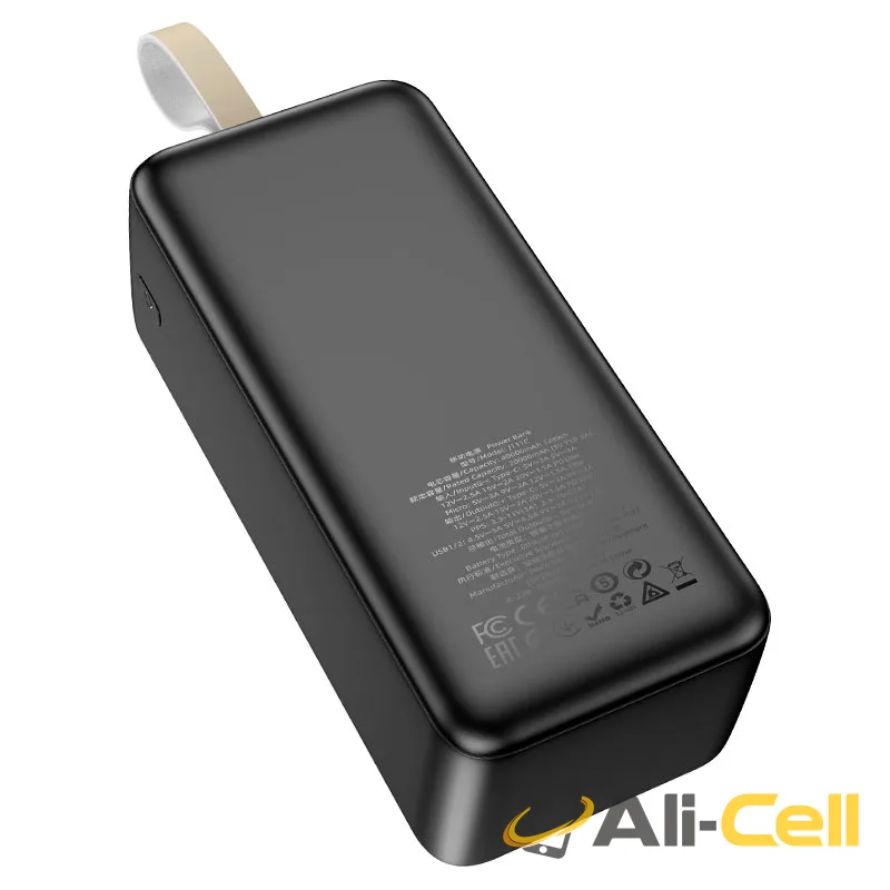 Power bank “J111C Smart charge” PD30W + QC3.0 40000mAh (J111c Black) — 5