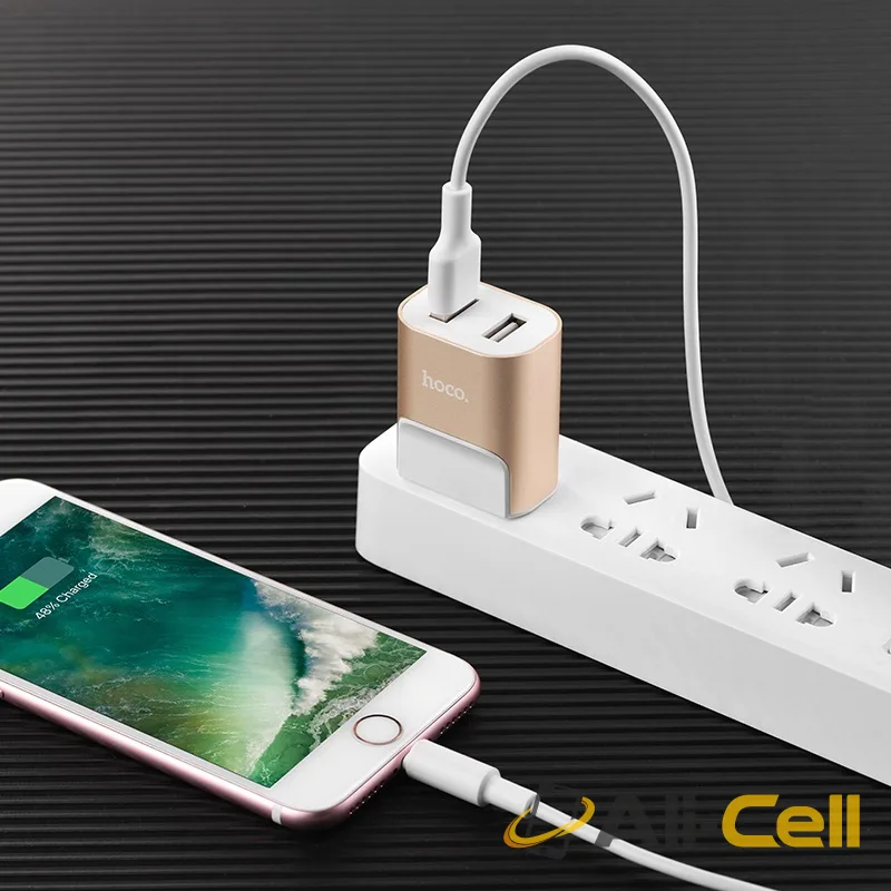 Wall charger “C47 Metal” dual USB ports US — 6