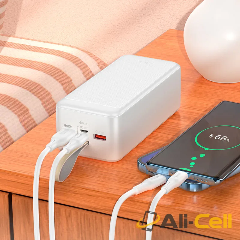 Power bank “J111C Smart charge” PD30W + QC3.0 40000mAh (J111c White) — 7
