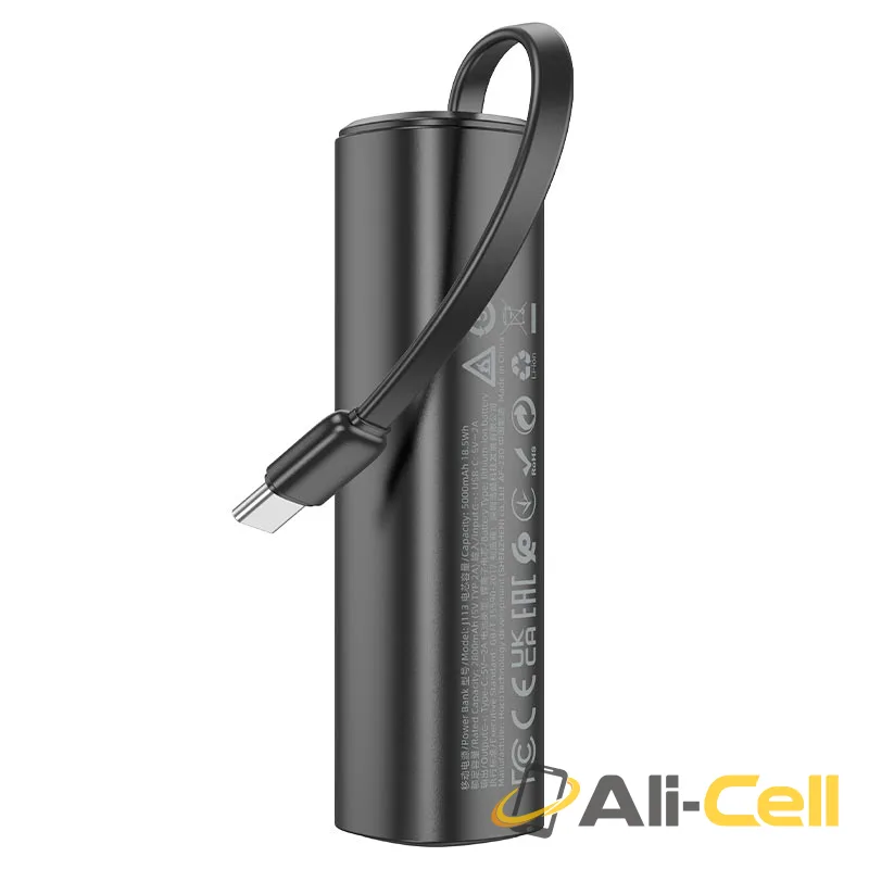 Power bank “J113 Energy-bar” 5000mAh for Type-C (J113 Tc Milky White) — 5