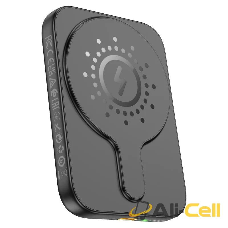 Power bank “J117 Esteem” PD20W + QC3.0 wireless charging 5000mAh (J117 Black)