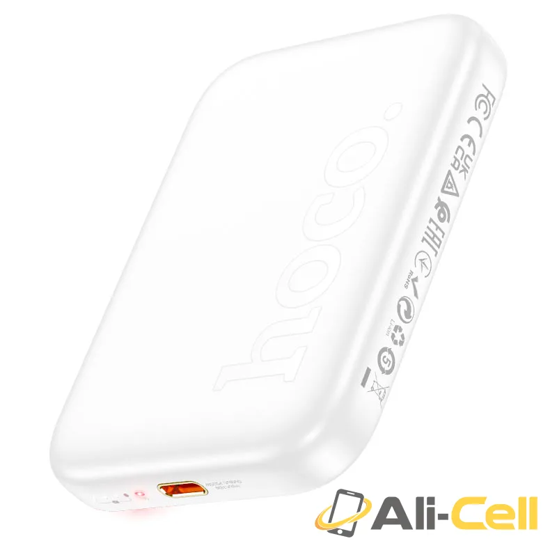 Power bank “J117 Esteem” PD20W + QC3.0 wireless charging 5000mAh (J117 Black) — 5