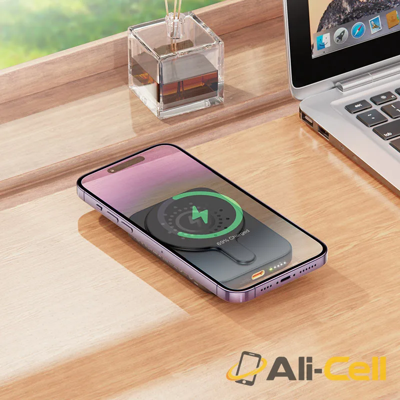 Power bank “J117 Esteem” PD20W + QC3.0 wireless charging 5000mAh (J117 White) — 8