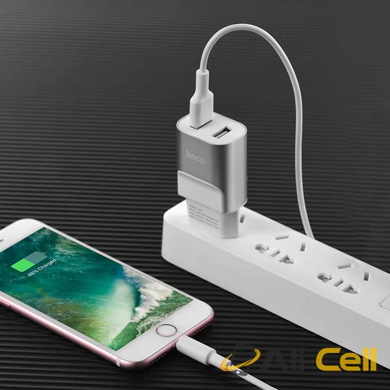 Wall charger “C47A Metal” dual USB ports EU — 6