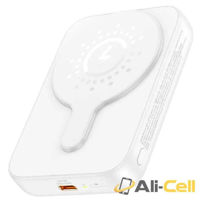 Power bank “J117A Esteem” PD20W + QC3.0 wireless charging 10000mAh (J117a Black) — 2