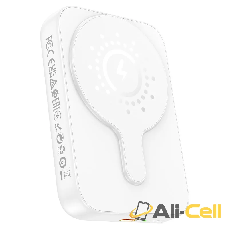 Power bank “J117A Esteem” PD20W + QC3.0 wireless charging 10000mAh (J117a White)