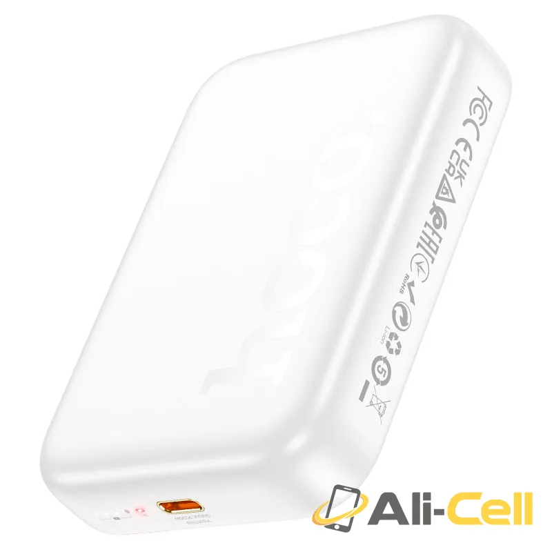 Power bank “J117A Esteem” PD20W + QC3.0 wireless charging 10000mAh (J117a White) — 4