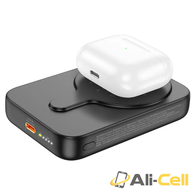 Power bank “J117A Esteem” PD20W + QC3.0 wireless charging 10000mAh (J117a White) — 5