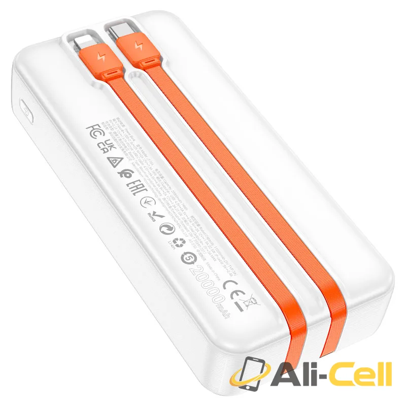 Power bank “J119A Sharp charger” 22.5W 20000mAh (J119a White) — 4