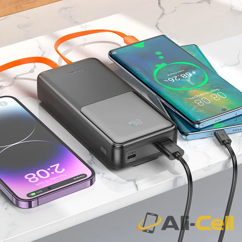 Power bank “J119A Sharp charger” 22.5W 20000mAh (J119a White) — 7