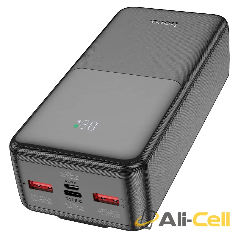 Power bank “J119B Sharp charger” 22.5W 30000mAh (J119b Black)