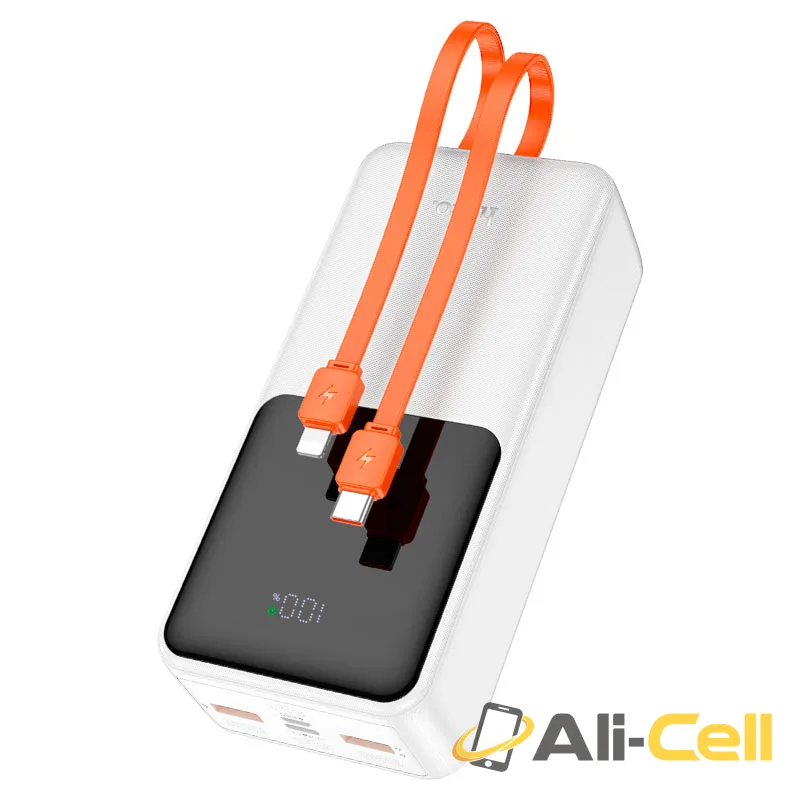 Power bank “J119B Sharp charger” 22.5W 30000mAh (J119b White) — 2