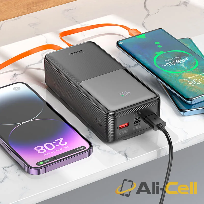 Power bank “J119B Sharp charger” 22.5W 30000mAh (J119b White) — 7