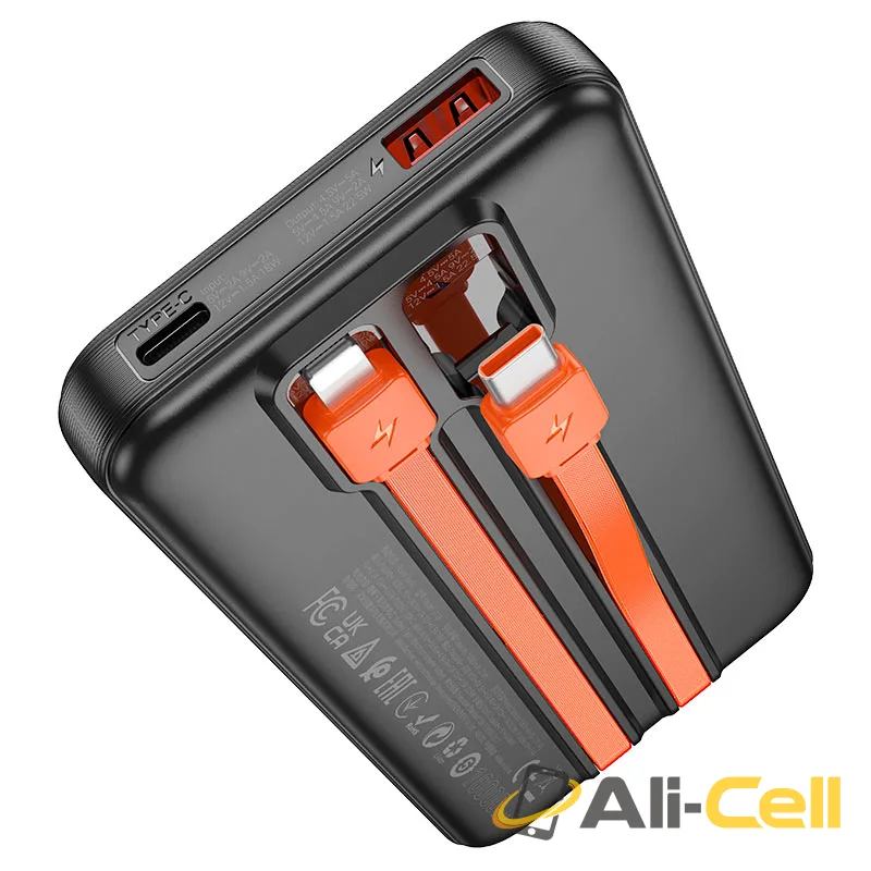 Power bank “J119 Sharp charger” 22.5W 10000mAh (J119 Black) — 3