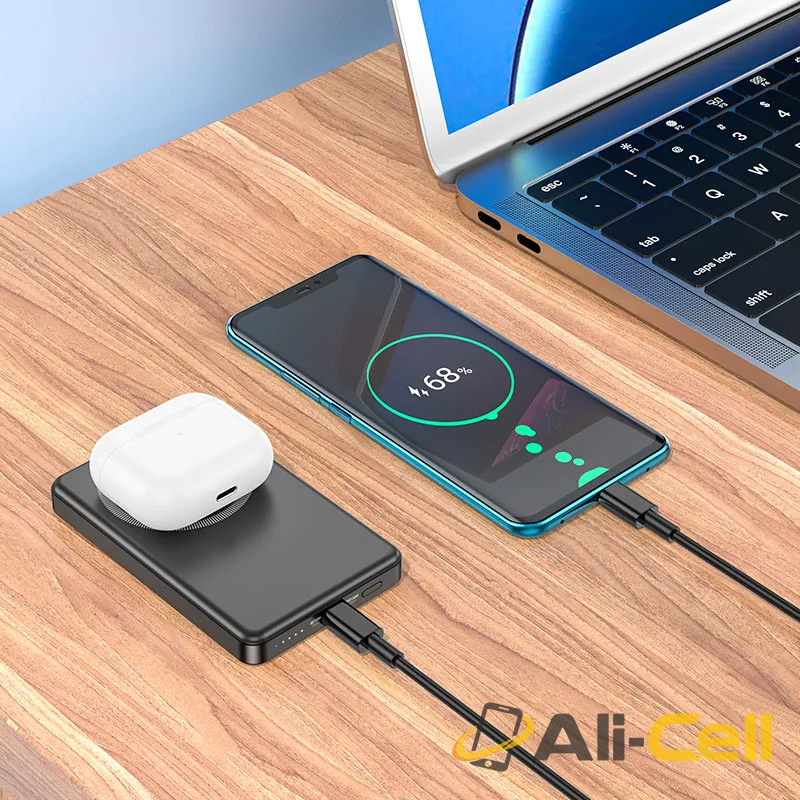 Power bank “J125 Power” PD20W wireless charging 5000mAh (J125 Black) — 8