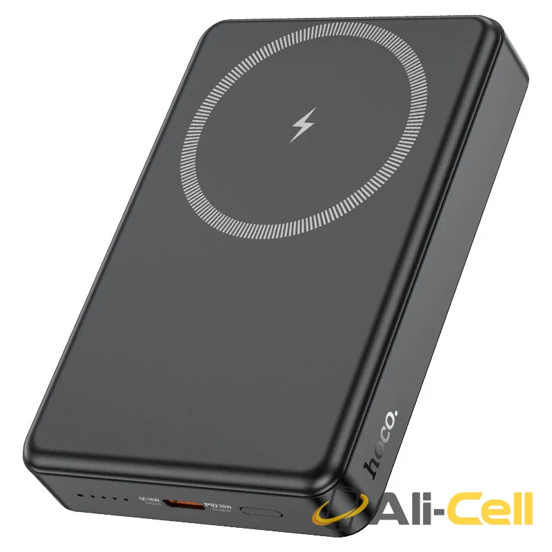 Power bank “J125A Power” PD20W wireless charging 10000mAh (J125a Black) — 2