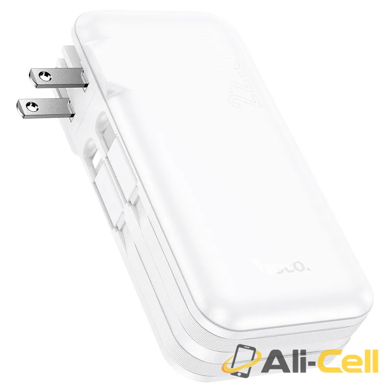 Power bank “J126 Travel” 22.5W 10000mAh EU / US plug (J126 White) — 4