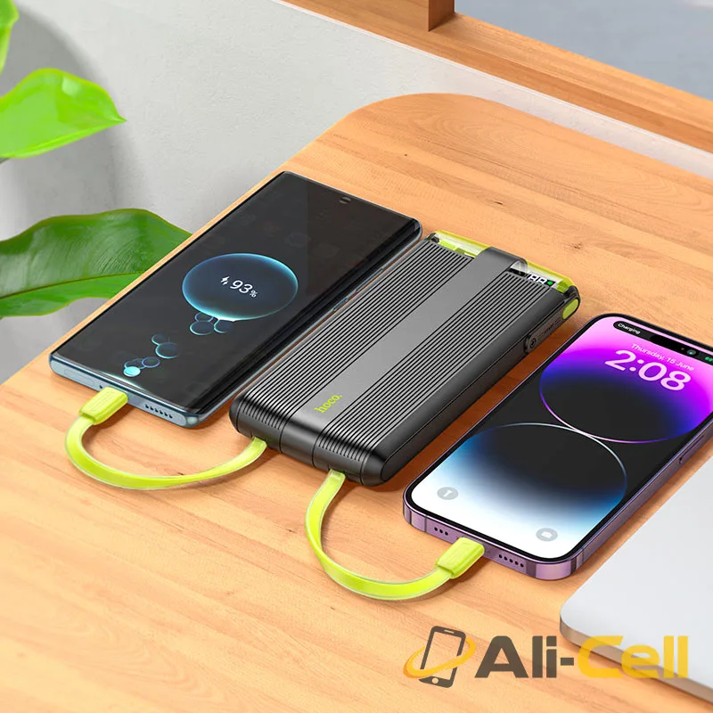 Power bank “J127A Mecha” PD20W + QC3.0 10000mAh (J127a Milky White) — 7
