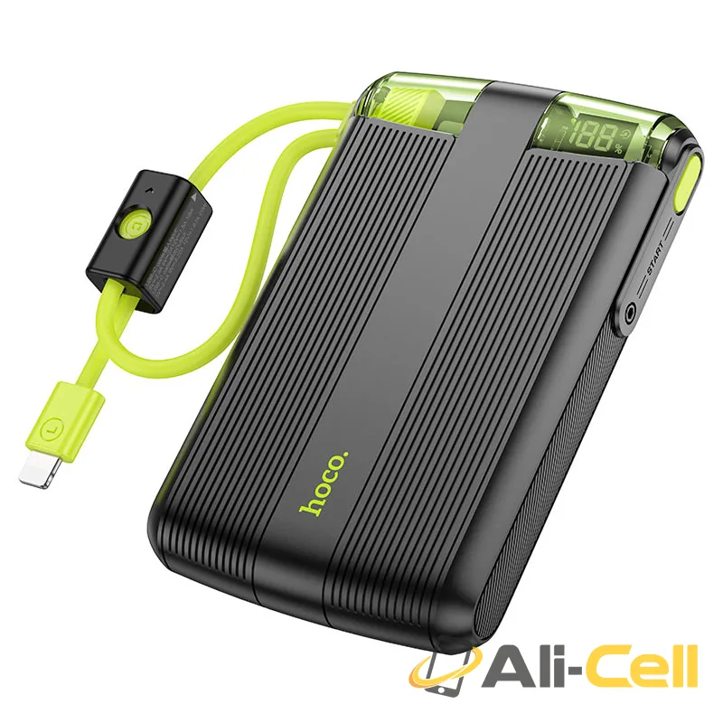 Power bank “J127 Mecha” PD20W + QC3.0 10000mAh (J127 Black) — 3