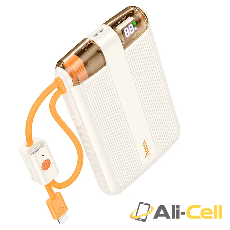 Power bank “J127 Mecha” PD20W + QC3.0 10000mAh (J127 Milky White)