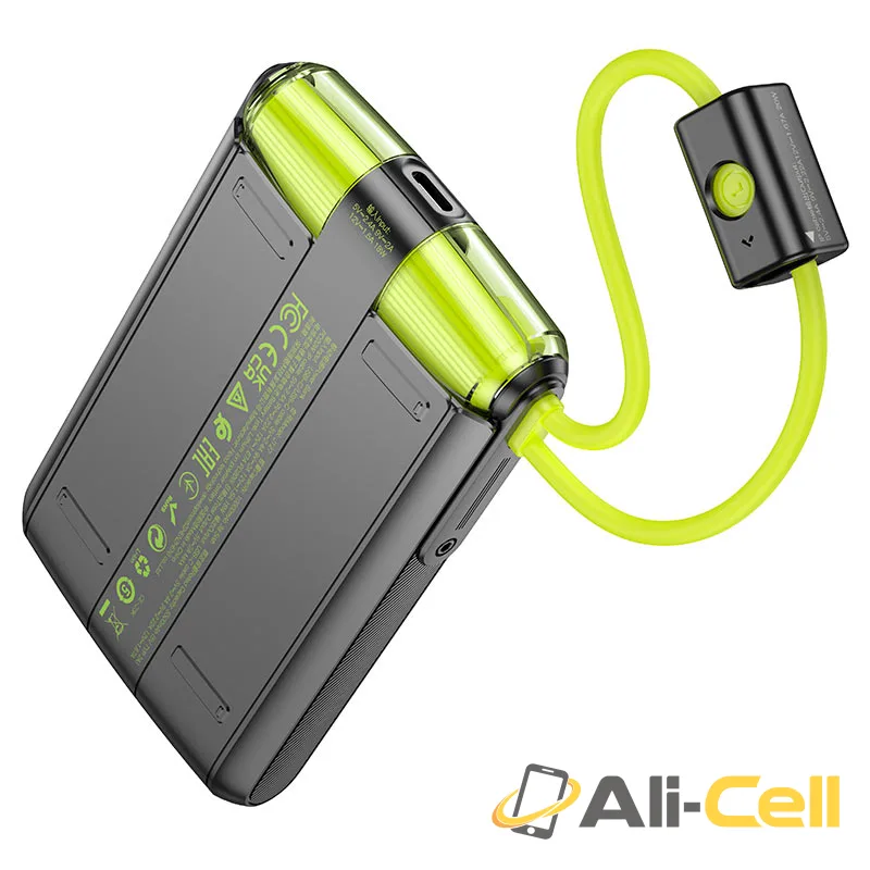 Power bank “J127 Mecha” PD20W + QC3.0 10000mAh (J127 Milky White) — 5