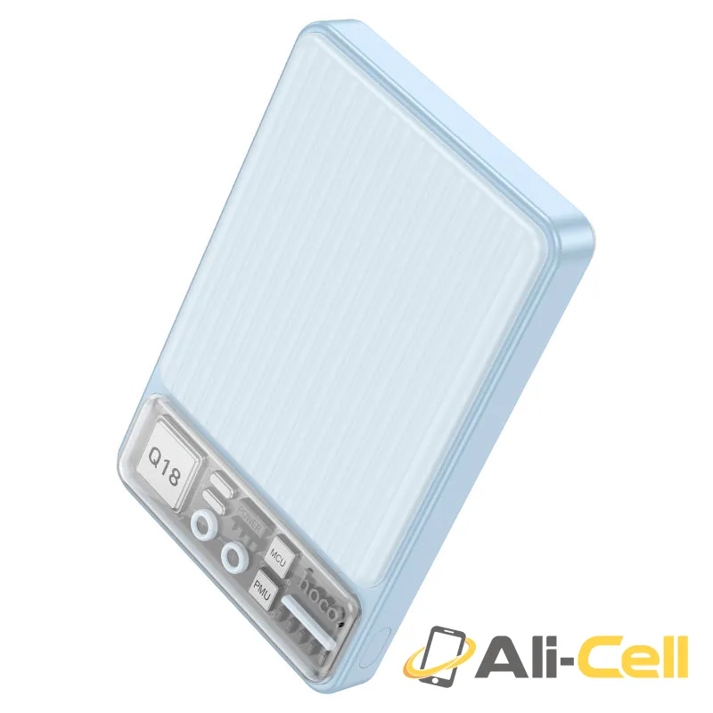 Power bank “Q18 Tourer” 22.5W wireless charging 10000mAh (Q18 Milky White) — 2