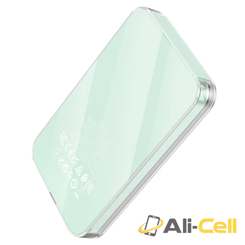 Power bank “Q14 Ice Crystal” PD20W + QC3.0 wireless charging 5000mAh (Q14 Blue) — 6