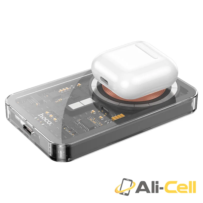 Power bank “Q14 Ice Crystal” PD20W + QC3.0 wireless charging 5000mAh (Q14 Black) — 4