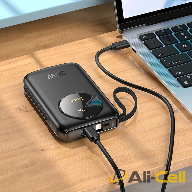 Power bank “Q19 Lucky” PD30W + QC3.0 10000mAh (Q19 Black) — 6