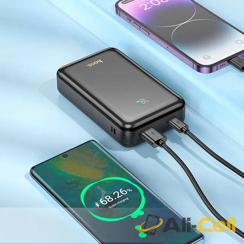 Power bank “Q21A Great” 22.5W 20000mAh (Q21a Milky White) — 7